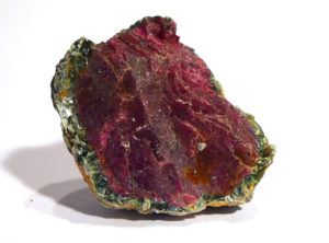 Ruby Crystal encrusted with Fuchsite