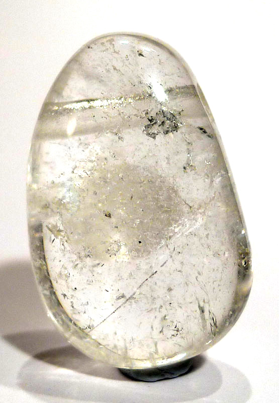 Clear Quartz Drilled Tumble Stone