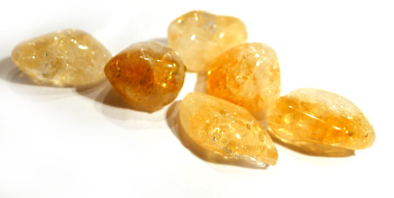 Citrine Tumble Stone (Heat-Treated) 1