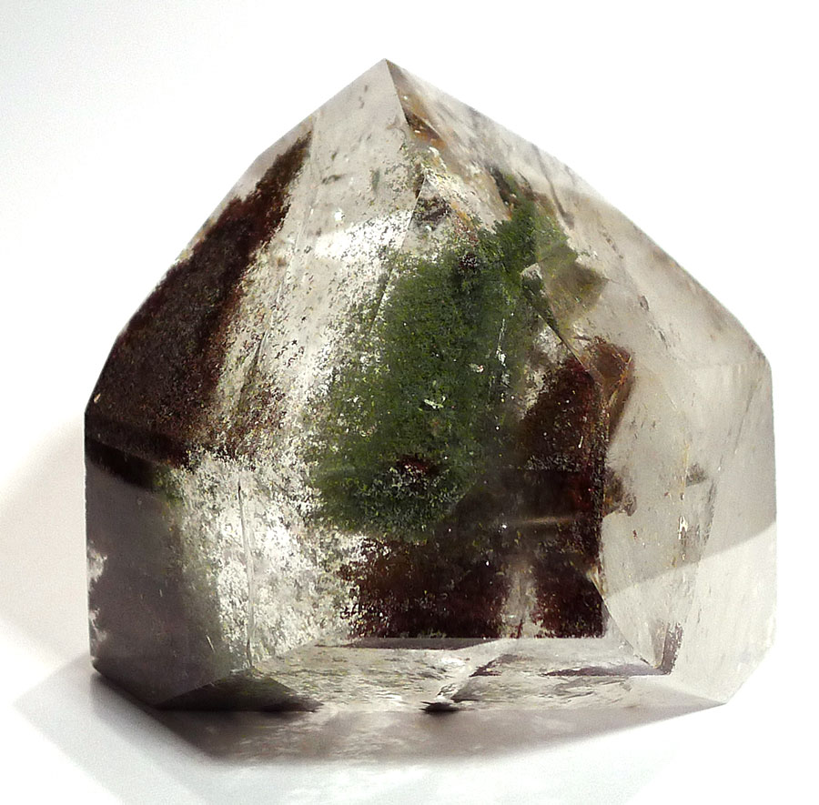 Quartz Prism, large with Chlorite Phantoms and other inclusion