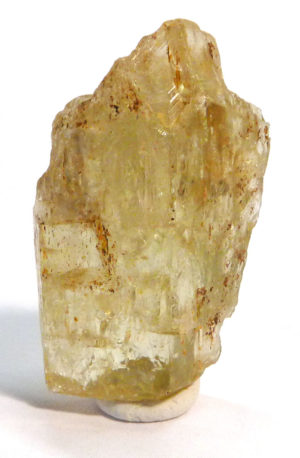 Yellow Apatite, incomplete crystal
